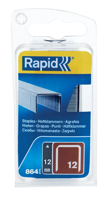 Rapid Nr. 12 bredtrådshæfteklammer 12 mm