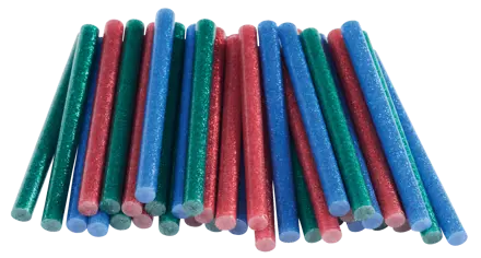 Rapid 7 mm lijmpatronen Glitter Gekleurd