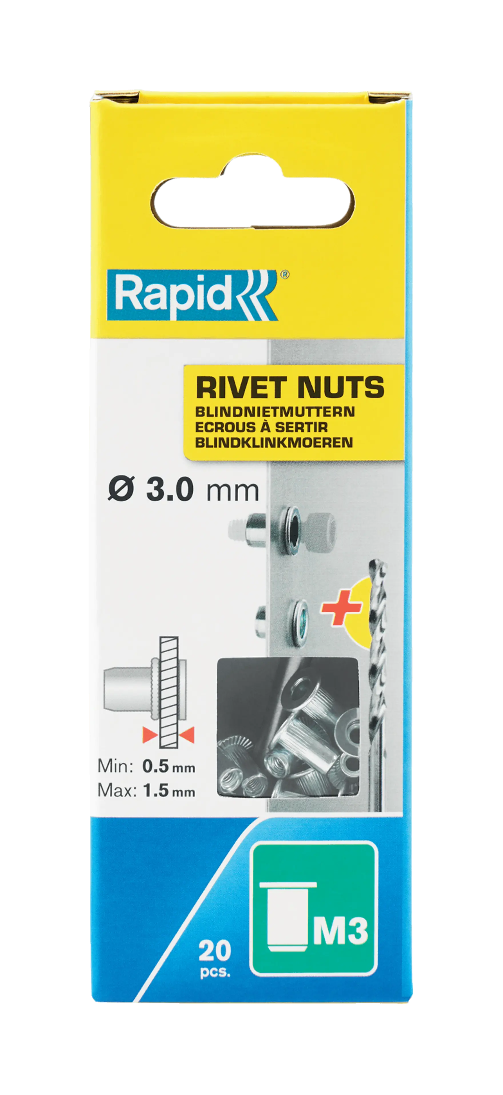 Rapid Rivet nuts M3 RAPIDOFFICE