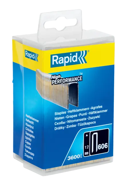 Rapid No606 Narrow Crown Grapas 12 mm
