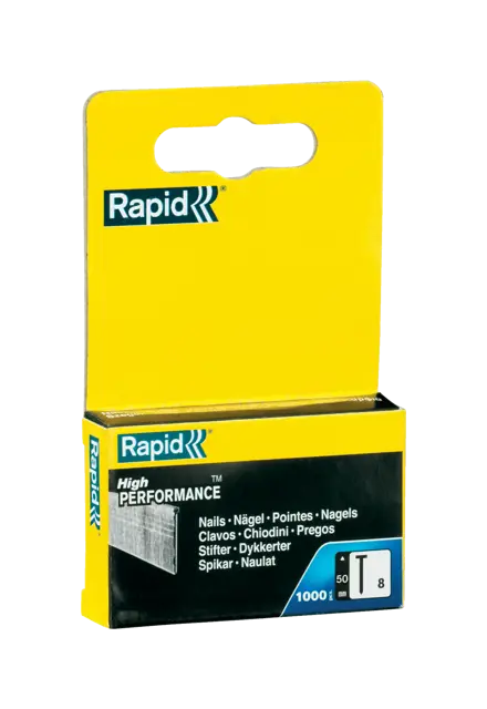 Rapid Nr. 8 brads RVS 50 mm