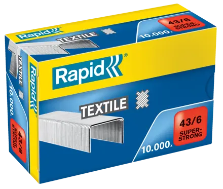 Grapas Super Strong Rapid 43/6 Textile
