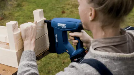 Rapid BTX606 Accutacker voor smalrugnieten 18V P4A Koffer