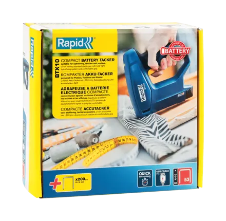 Rapid BTX10 grapadora a batería
