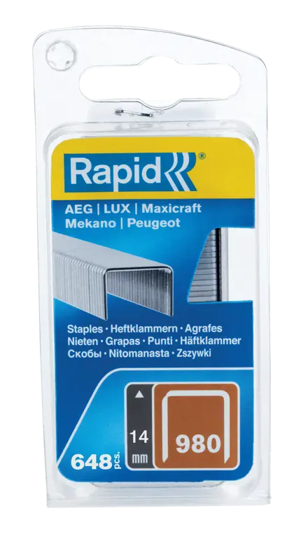 Graffe Rapid No. 980 a filo piatto da 14 mm