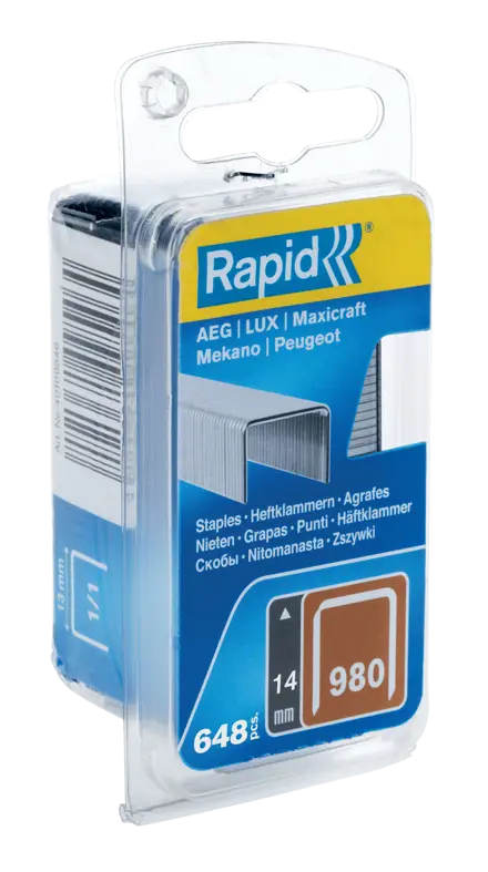 Graffe Rapid No. 980 a filo piatto da 14 mm