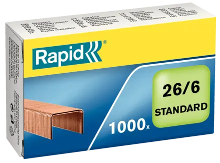 Rapid Standard Heftklammern 26/6