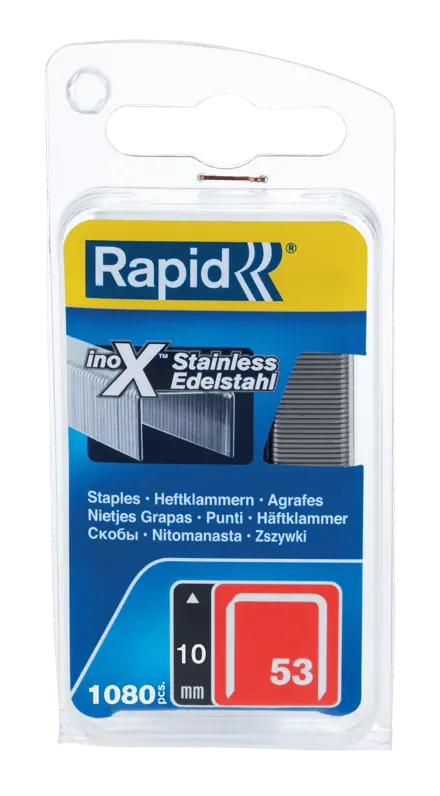 Rapid Nr. 53 dundraadnieten RVS 10 mm