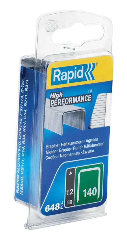 Rapid Nr. 140 bredtrådshæfteklammer 12 mm
