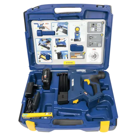 Rapid BTX606 Accutacker voor smalrugnieten 18V P4A Koffer