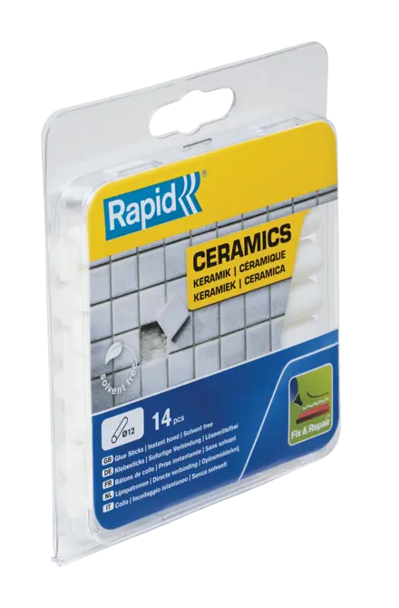 Rapid 12 mm lijmpatronen Keramiek