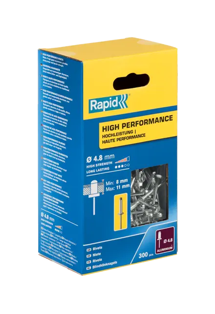 Rapid High performance blindklinknagels Ø4,8 x 14 mm