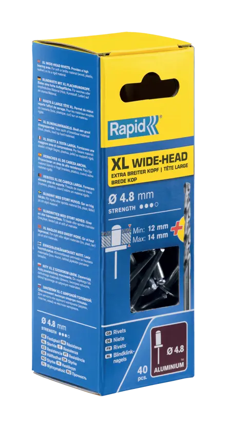 Rapid XL-nitte Ø 4,8 x 18 mm