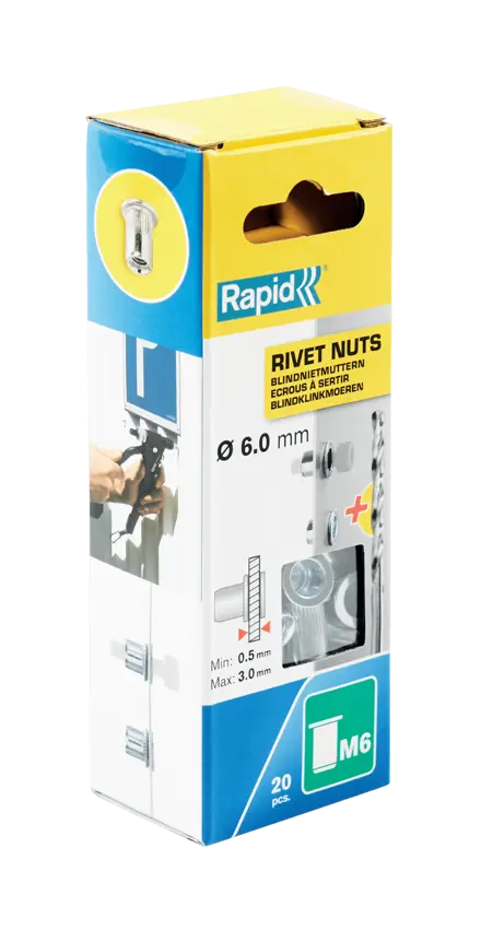 Rapid nittebolte M6