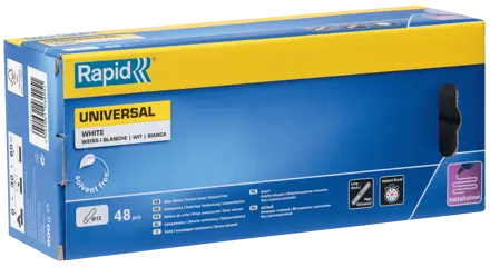 Rapid 12 mm Limstav Universal Hvid