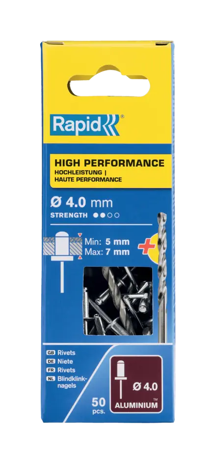 Rivetti Rapid ad alte prestazioni Ø4,0 x 10 mm