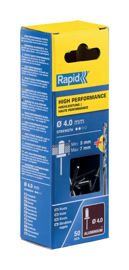 Rivetti Rapid ad alte prestazioni Ø4,0 x 10 mm