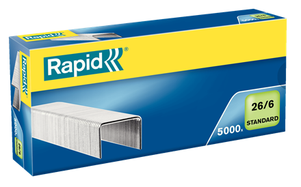 Rapid RPD14014 14 mm galvanisé Staples Pack de 2000