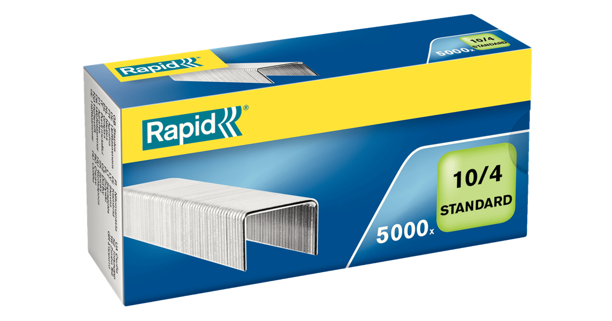 10 Rapid Number No Fit Rexel 4mm x 9mm Staple x Box of 1000 Staples 
